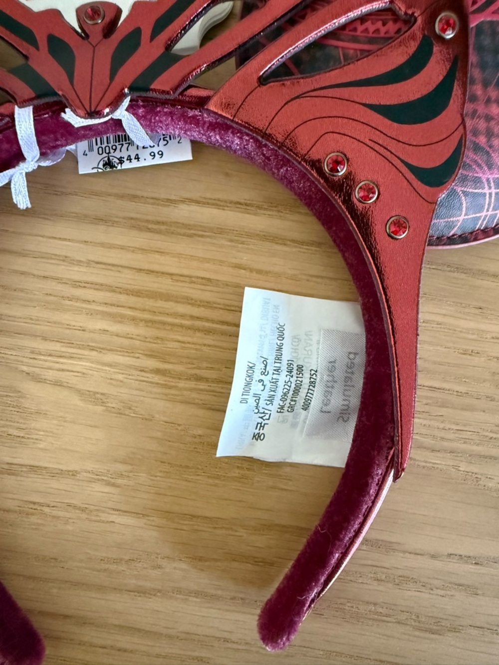 Disney Parks Marvel Scarlet Witch Loungefly Mickey Mouse Ear Headband - Picture 6 of 9